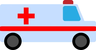 Ambulance Hospital Medical Stickdatei