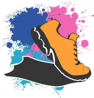 Running Shoe Marathon Stickdatei
