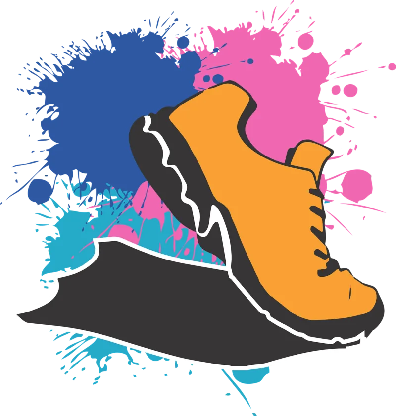 Running Shoe Marathon Stickdatei – Sport