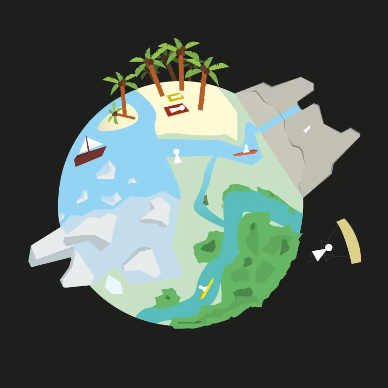Planet Design Nature Stickdatei – Natur