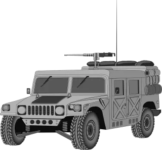 Vehicle Military Hummer Stickdatei – Fahrzeuge