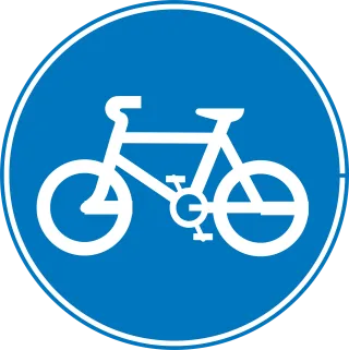 Signs Transportation Cycle Stickdatei