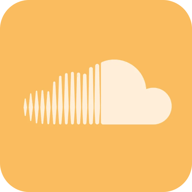 Sound cloud Icon Social Stickdatei – Natur