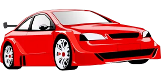 Car Red Vehicle Stickdatei