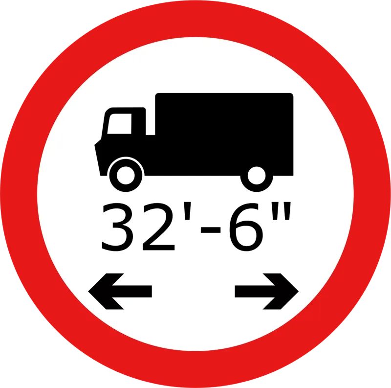 Sign Road Transportation Stickdatei – Fahrzeuge