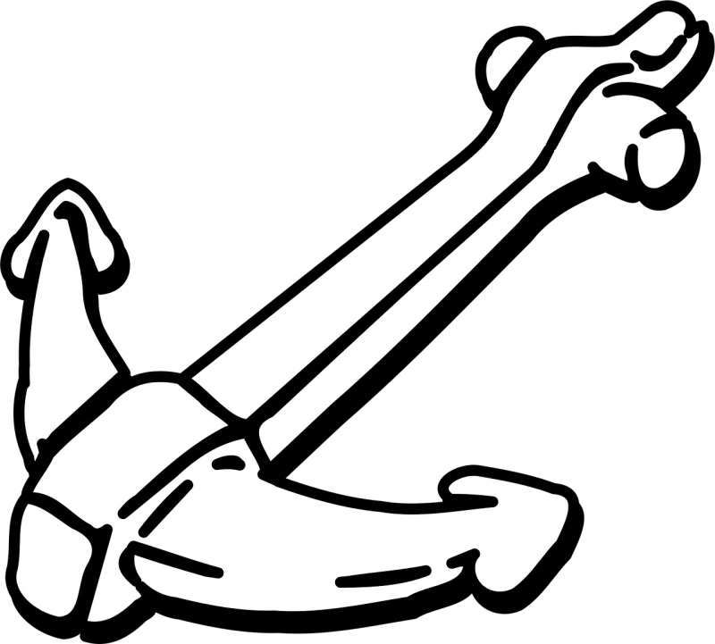 Anchor Ship Symbol Stickdatei – Fahrzeuge