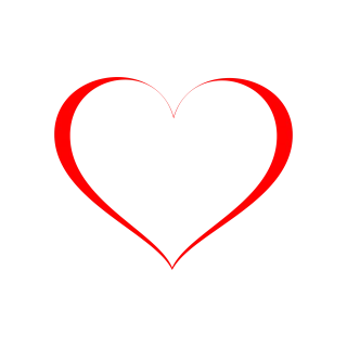 A heart Heart Icon Stickdatei
