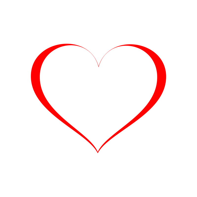 A heart Heart Icon Stickdatei – Herzen & Liebe