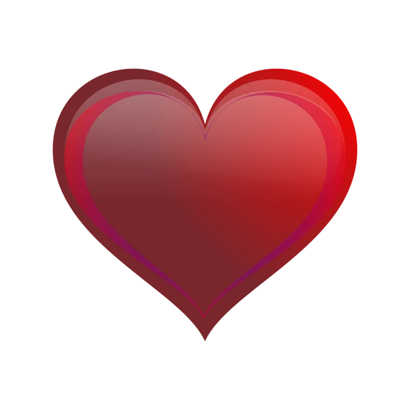 A heart Heart Icon Stickdatei – Herzen & Liebe