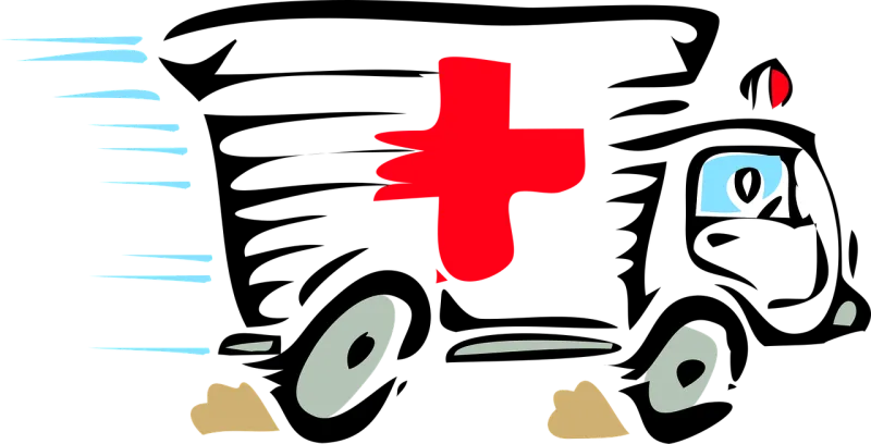 Ambulance Paramedic Red Stickdatei – Fahrzeuge