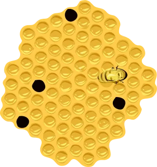 Honeycomb Bee Hive Stickdatei – Tiere