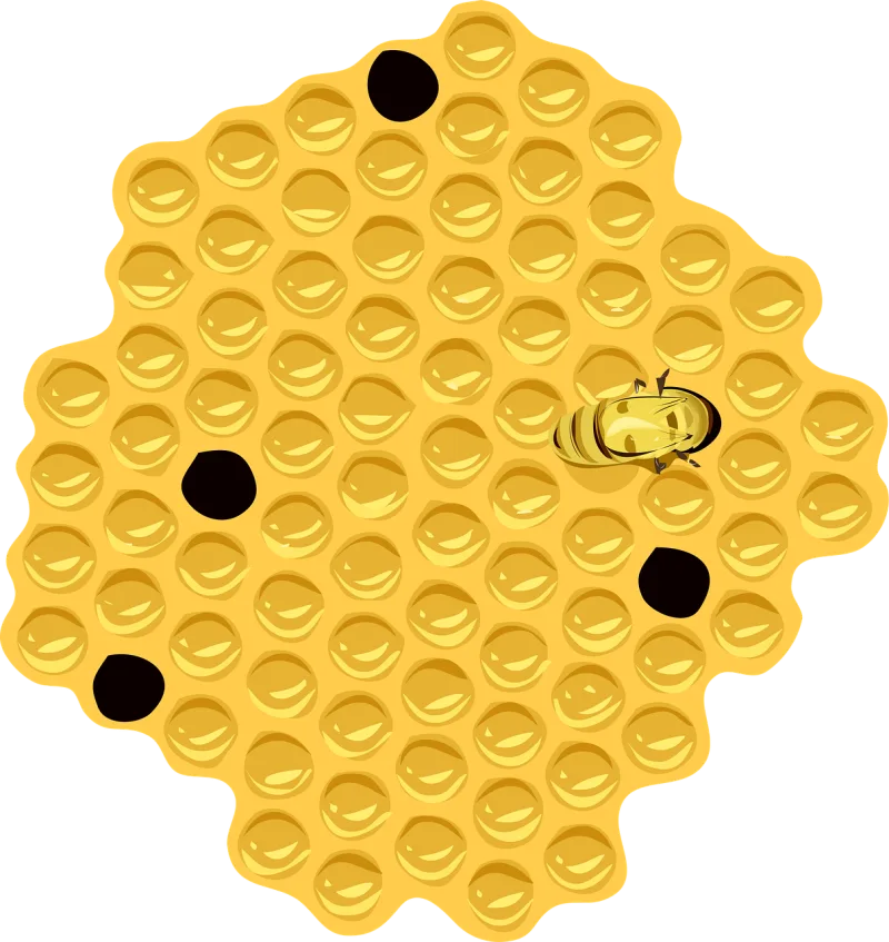 Honeycomb Bee Hive Stickdatei – Tiere