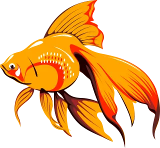 Goldfish Fish Tank Stickdatei
