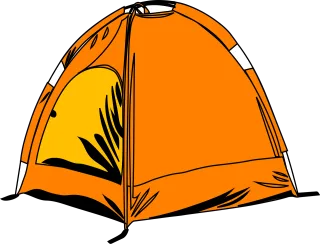 Tent Camping Camper Stickdatei