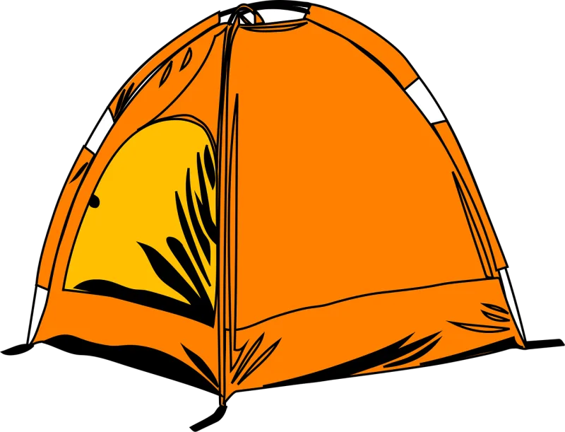 Tent Camping Camper Stickdatei – Natur