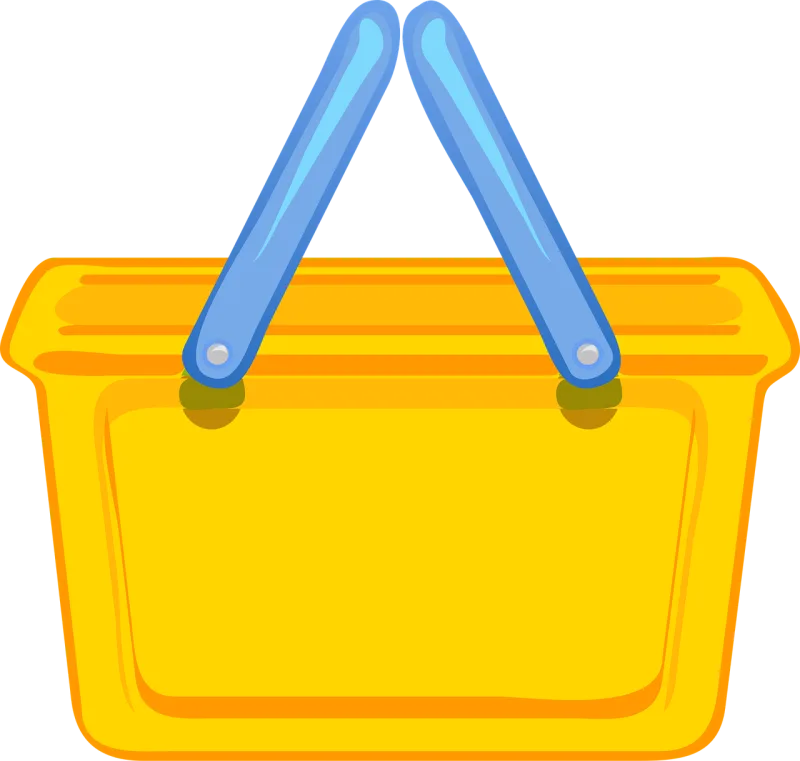 Shopping cart Shopping box Yellow Stickdatei – Sport