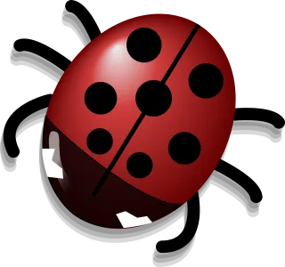 Ladybug Ladybird Insect Stickdatei – Tiere