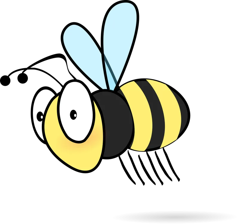 Bee Insect Cartoon Stickdatei – Tiere