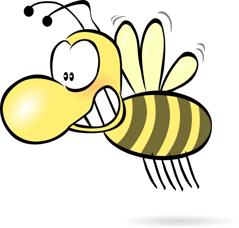 Bee Honey Wasp Stickdatei – Tiere