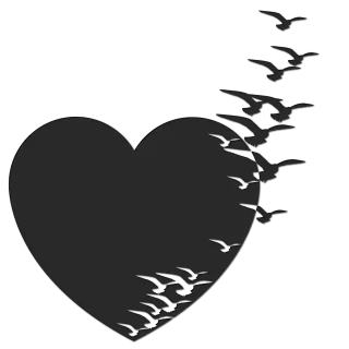 Heart Love Relationship Stickdatei – Herzen & Liebe