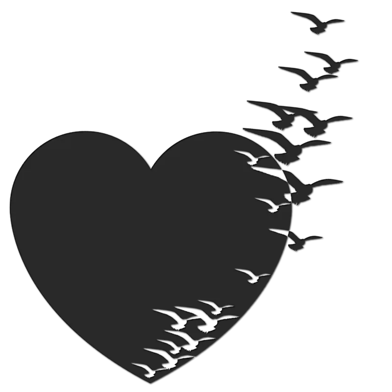 Heart Love Relationship Stickdatei – Herzen & Liebe