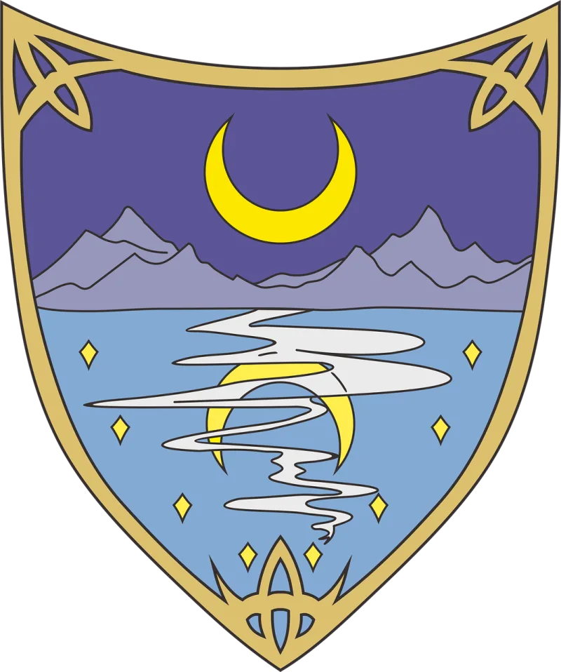 Waterdeep Coat of arms Symbol Stickdatei – Natur
