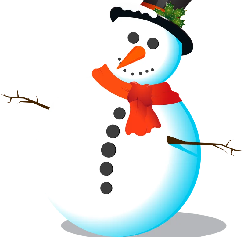 Snowman Cylinder Scarf Stickdatei – Weihnachten