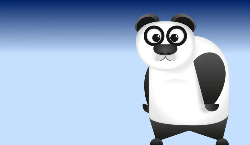 Panda bear Giant panda Black-and-white Stickdatei – Tiere