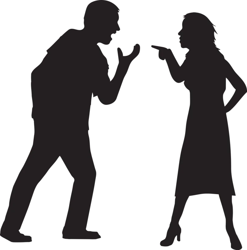 Silhouette Couple People man Stickdatei – Herzen & Liebe