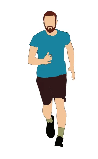 Man Running Sport Stickdatei
