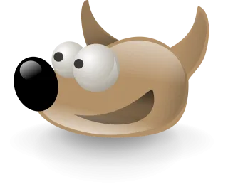 Gimp Logo Dog Stickdatei