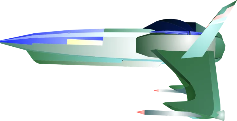 Space Ship Spaceship Stickdatei – Kinder