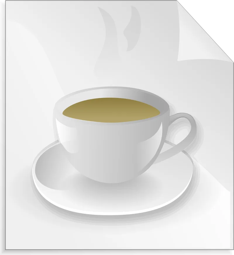 Coffee Cup and saucer Beverage Stickdatei – Essen & Trinken
