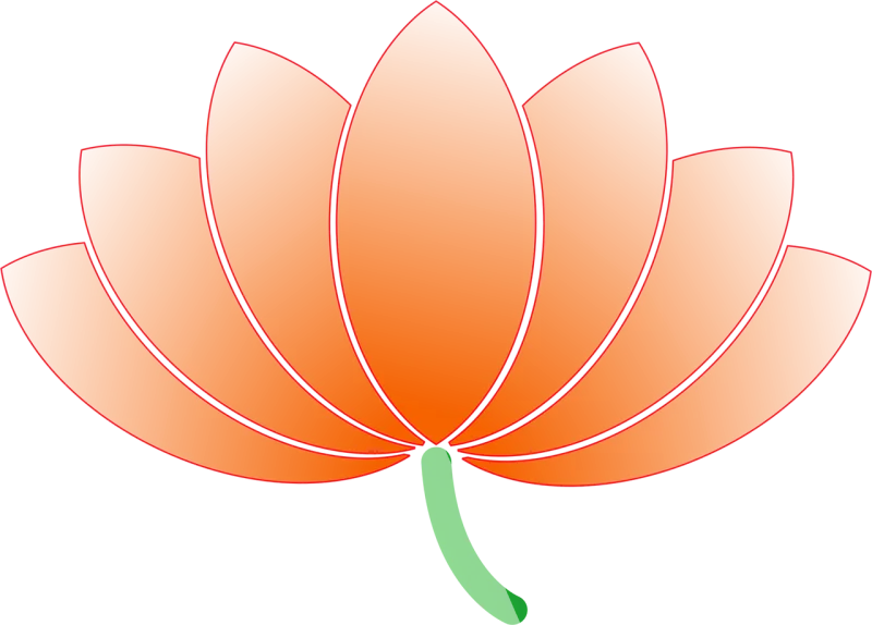 Flower Lotus Nature Stickdatei – Blumen