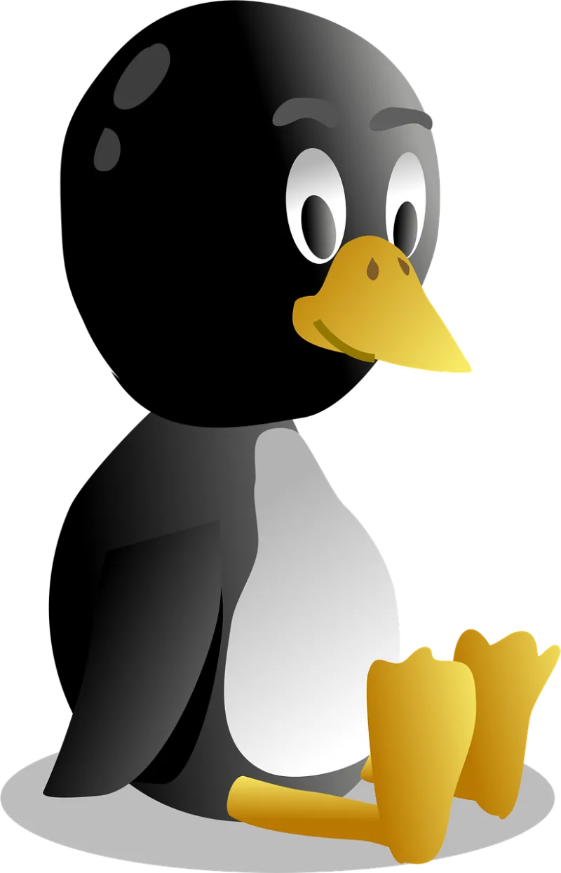 Penguin Tux Nature Stickdatei – Tiere