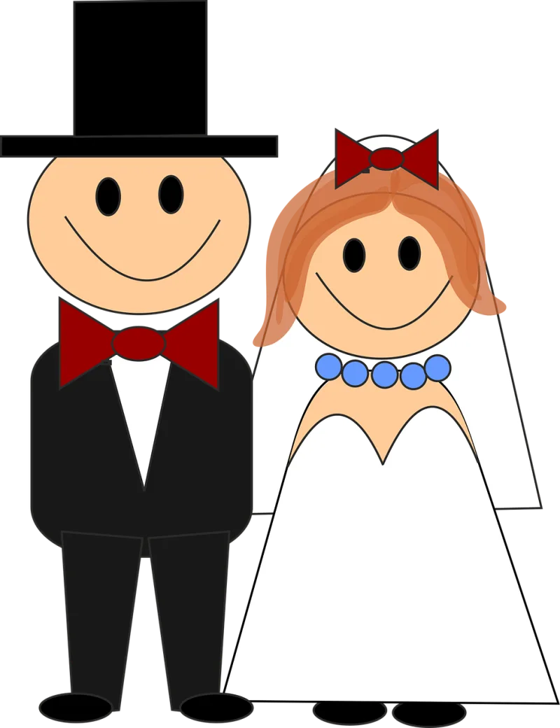 Wedding Bride and groom Wedding couple Stickdatei – Herzen & Liebe