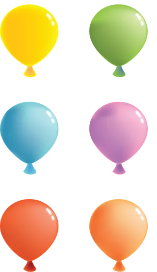 Balloon Color Party Stickdatei
