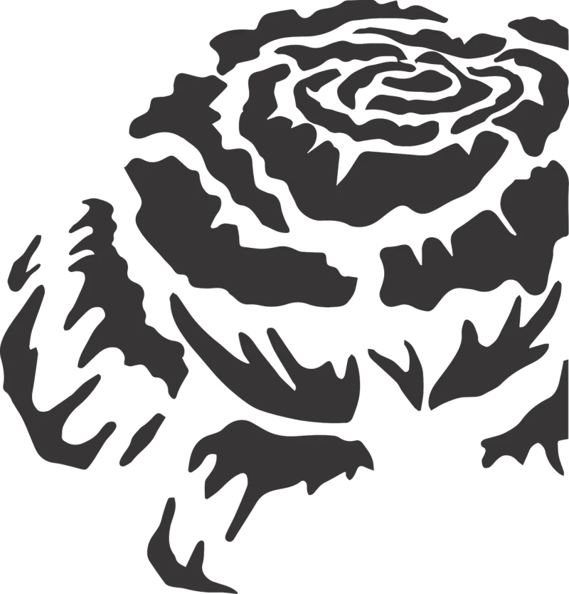 Rose Flower Nature Stickdatei – Blumen
