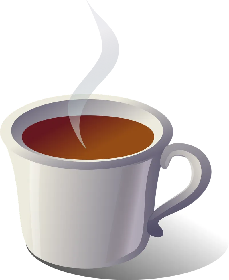 Coffee Hot Drinking Stickdatei – Essen & Trinken