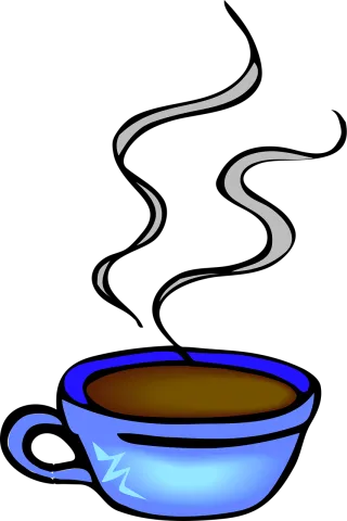 Coffee Cup Hot Stickdatei