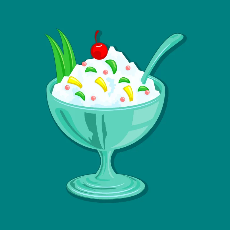 Ice Glass Food Stickdatei – Kinder