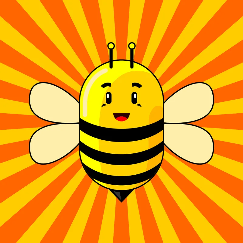 Bee Animal Insect Stickdatei – Tiere