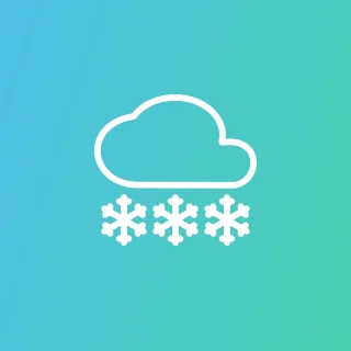 Cloud Snow Snowflake Stickdatei