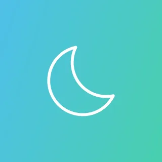 Moon Icon Weather Stickdatei