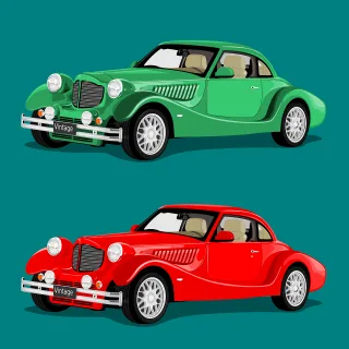 Car Classic Classic cars Stickdatei