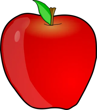 Apple Red Fruit Stickdatei