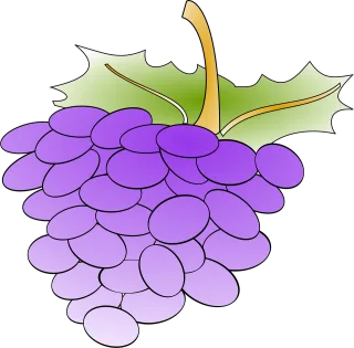 Grapes Vine Produce Stickdatei