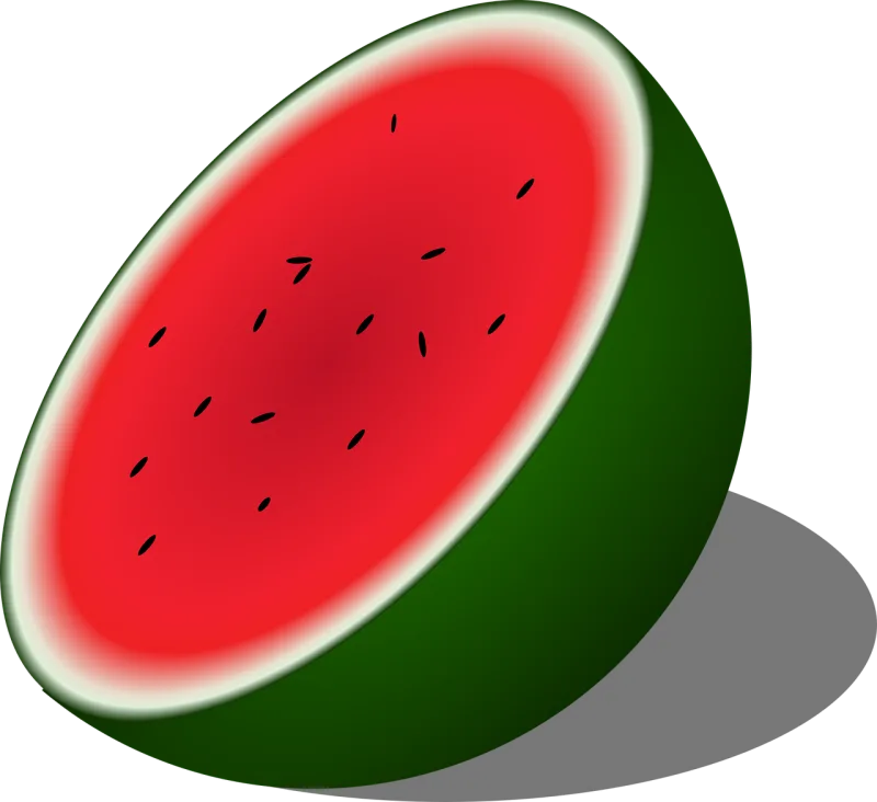 Watermelon Melon Half Stickdatei – Essen & Trinken