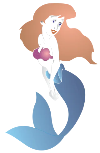 Little Mermaid Pretty Stickdatei