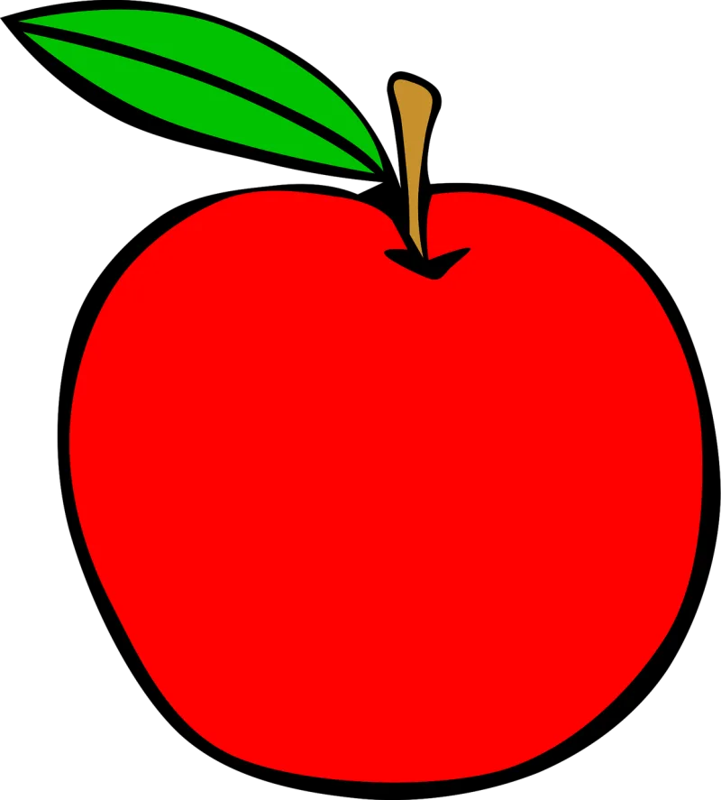 Apple Red Food Stickdatei – Essen & Trinken
